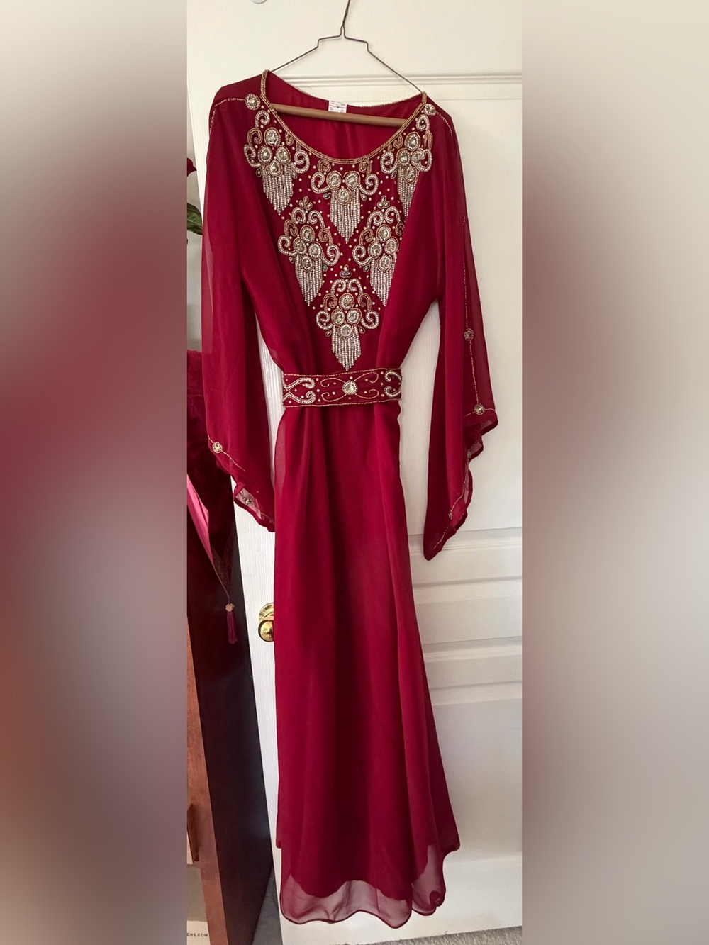 Dubai Embellished Kaftan/Jalabiya Dress